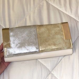 Gold and Silver Clutch